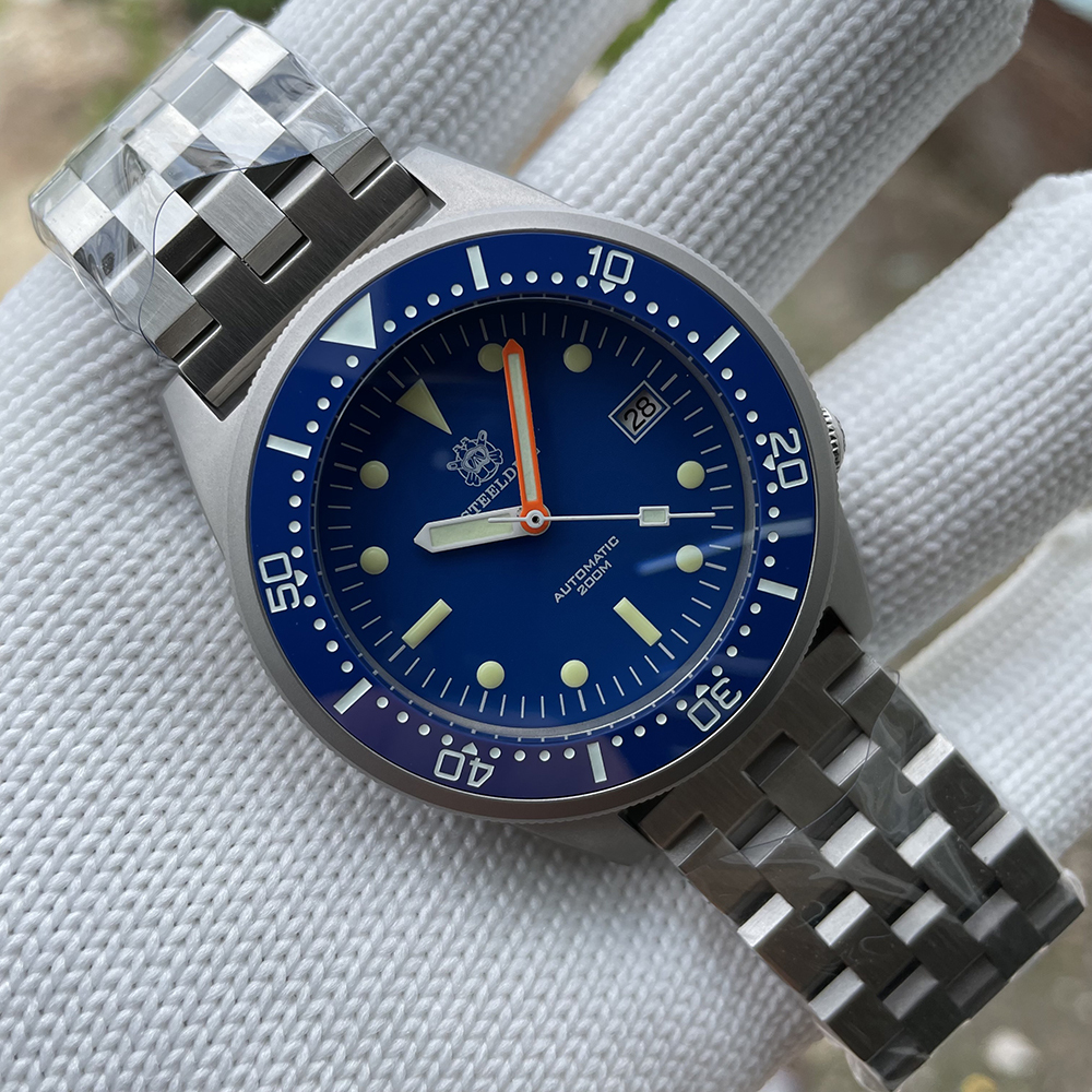 STEELDIVE Official SD1979 42mm Case Swiss Luminous Ceramic Bezel Sapphire Glass NH35 200M Waterproof Dive Watch Men