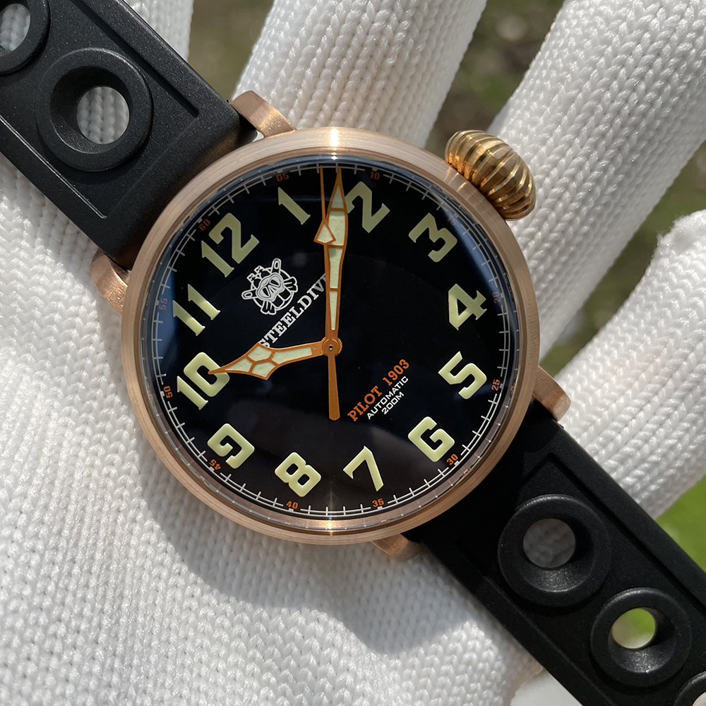 STEELDIVE SD1903S V1 Bronze Watch/ Steeldive Official Store/ Japan