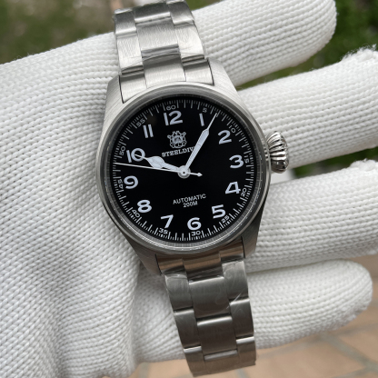 STEELDIVE Official SD1928M Simple Design 39MM Japan NH35 Automatic Movement Dive Watch