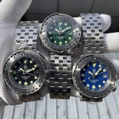 STEELDIVE Official SD1986 47.5mm Steel Bezel NH35 Tuna Dive Watch