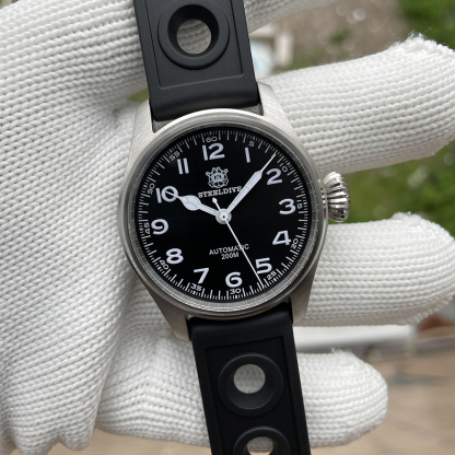 STEELDIVE Official SD1928M Simple Design 39MM Japan NH35 Automatic Movement Dive Watch