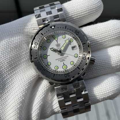 STEELDIVE Official SD1986 Steel Bezel 47.5MM Case Super Luminous Sapphire Glass 300M Waterproof NH35 Automatic Mens Dvie Watch