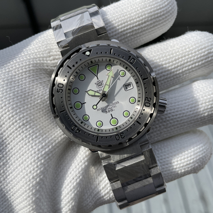 STEELDIVE Official SD1986 Steel Bezel 47.5MM Case Super Luminous Sapphire Glass 300M Waterproof NH35 Automatic Mens Dvie Watch