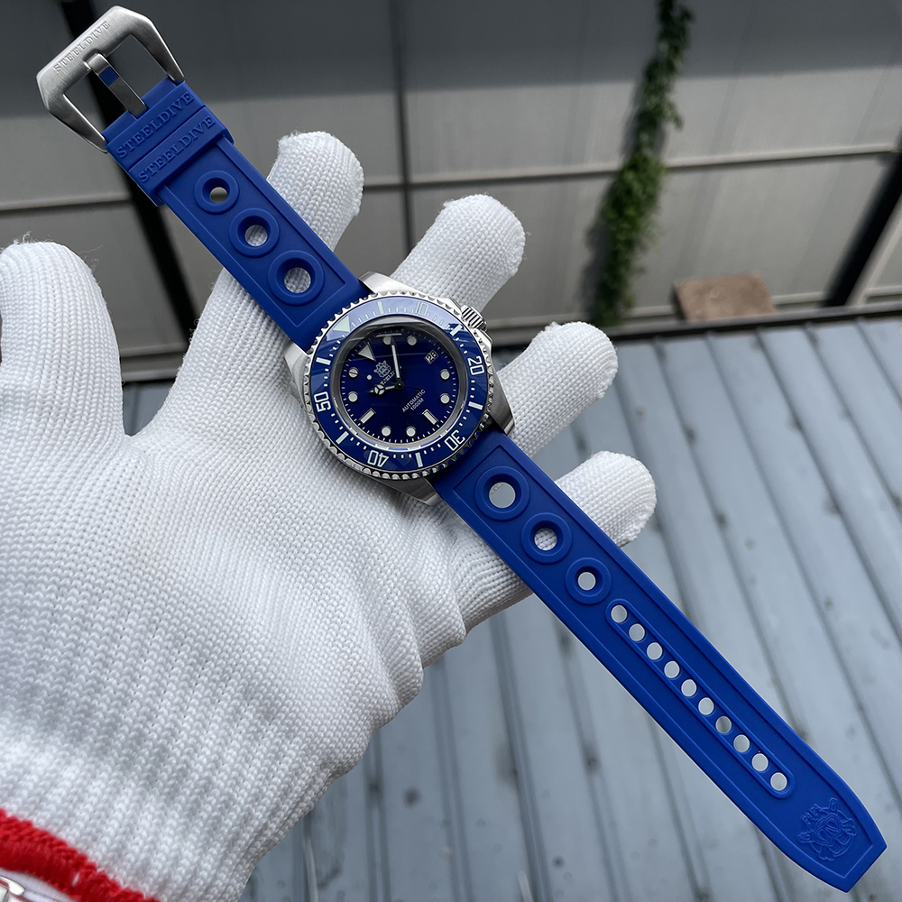 STEELDIVE Official Rubber Strap 1000M Waterproof NH35 Automatic Dive Watch Reloj for Men