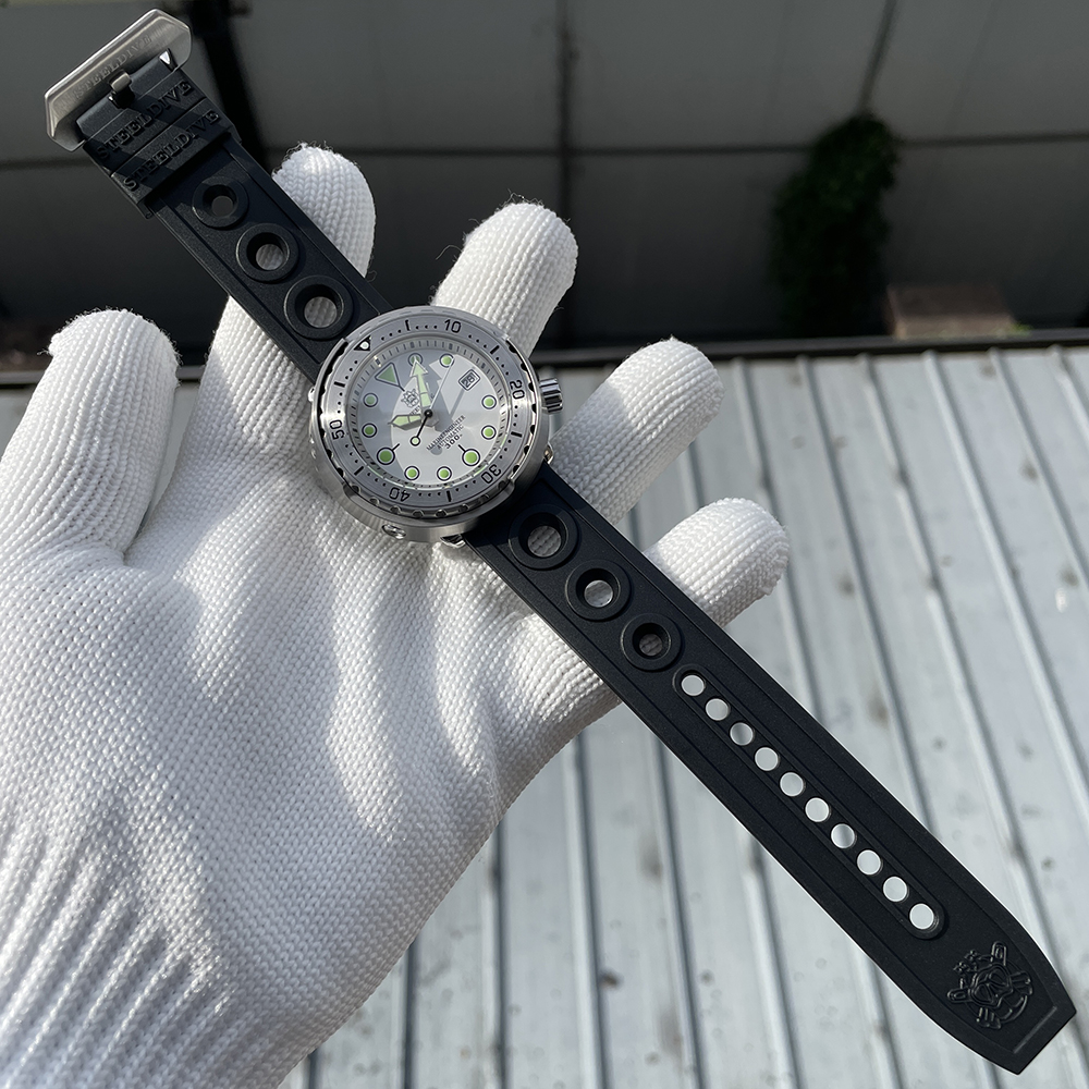 STEELDIVE Official SD1986 Steel Bezel 47.5MM Case Super Luminous Sapphire Glass 300M Waterproof NH35 Automatic Mens Dvie Watch