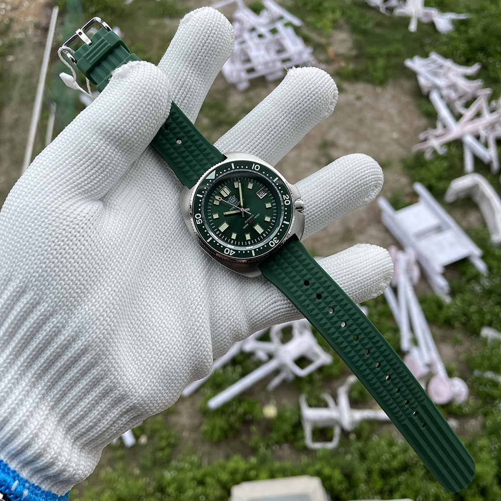 STEELDIVE Official SD1970 Popular Design 200M Waterproof Automatic 6105 Turtle Dive Watch