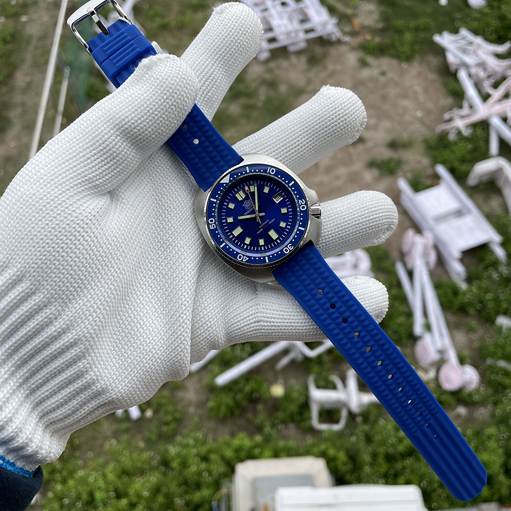 STEELDIVE Official SD1970 Popular Design 200M Waterproof Automatic 6105 Turtle Dive Watch