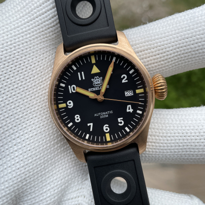 STEELDIVE Official SD1928S Small Size 39MM Solid Bronze Sapphire Glass  200M Waterproof NH35 Automatic Mens Dive Watch