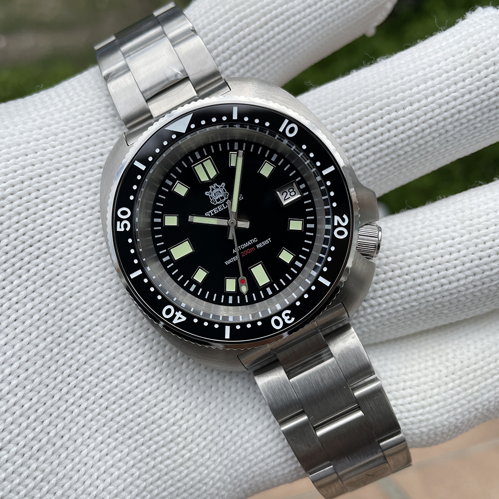 STEELDIVE Official SD1974L V3 Bracelet Buckle Steel Inner Bezel 200M Waterproof NH35 Automatic Mens Sports Dive Watch