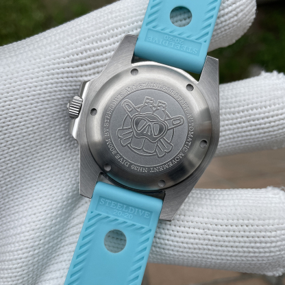 STEELDIVE Official SD1953  Turquoise Dive Watch
