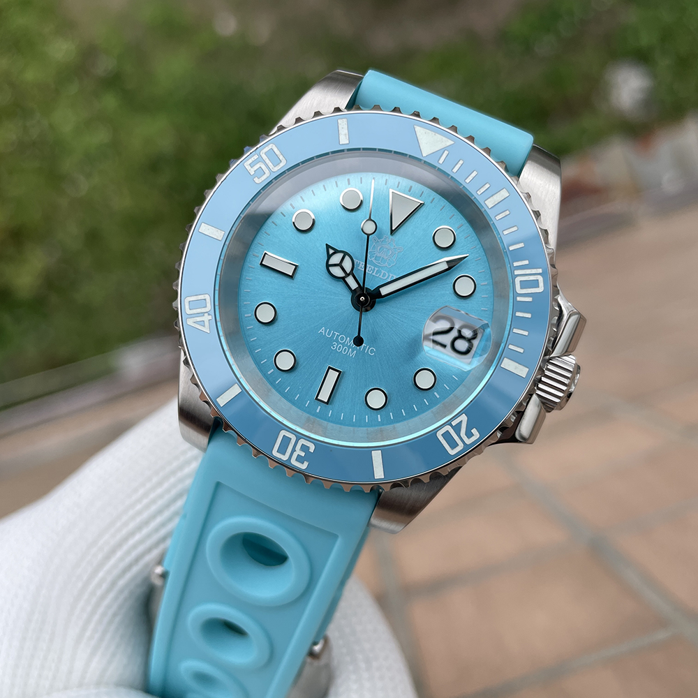 STEELDIVE Official SD1953  Turquoise Dive Watch