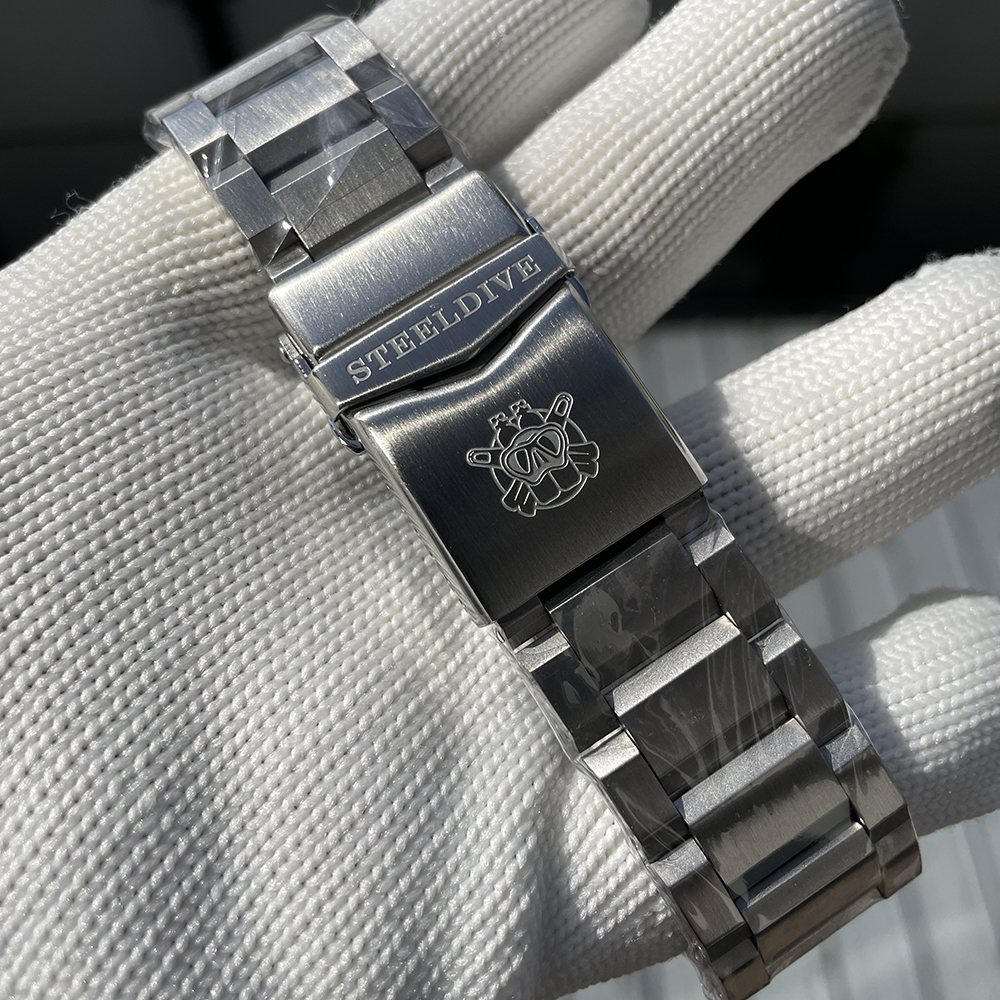 STEELDIVE Official SD1975 Sunray Yellow Dial Swiss Luminous 300M Waterproof Sapphire Glass NH35 Automatic Mens Dive Watch