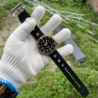 STEELDIVE Official SD1975S NH35 Bronze Watch With Ceramic Bezel Insert