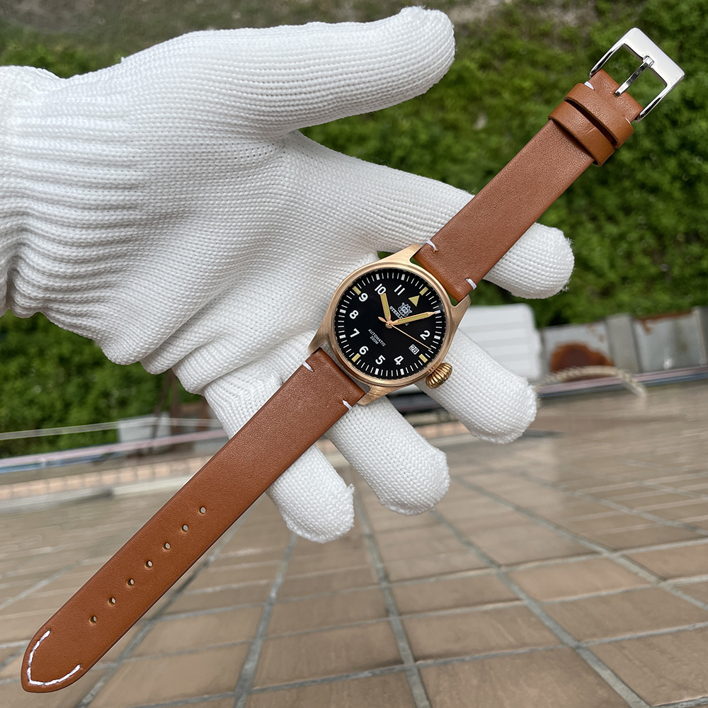 STEELDIVE Official SD1928S Small Size 39MM Solid Bronze Sapphire Glass  200M Waterproof NH35 Automatic Mens Dive Watch