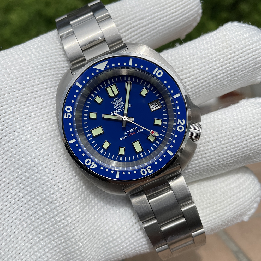 STEELDIVE Official SD1974L V3 Bracelet Buckle Steel Inner Bezel 200M Waterproof NH35 Automatic Mens Sports Dive Watch