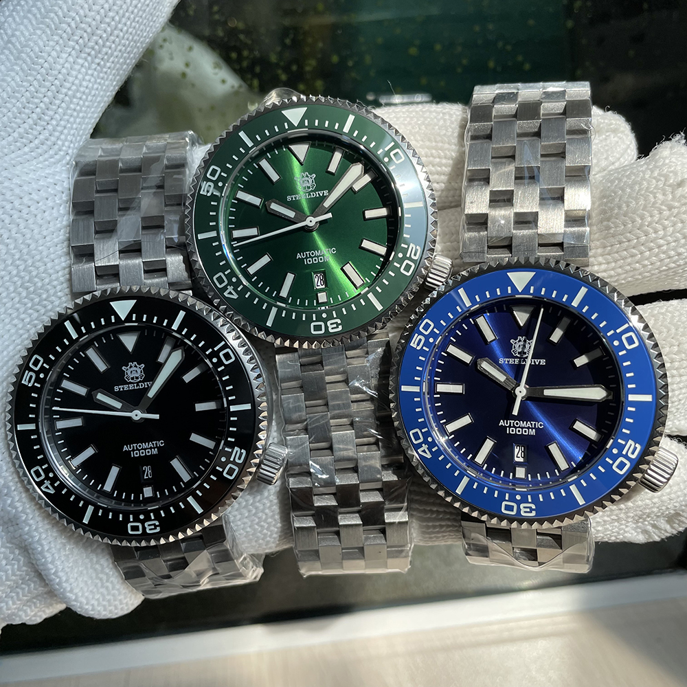STEELDIVE Official SD1976 Ceramic Bezel Sapphire Glass 1000M Waterproof NH35 Automatic Mens Dive Watch