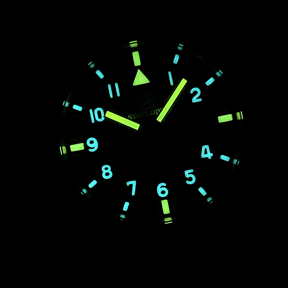 STEELDIVE Official SD1928S Small Size 39MM Solid Bronze Sapphire Glass  200M Waterproof NH35 Automatic Mens Dive Watch