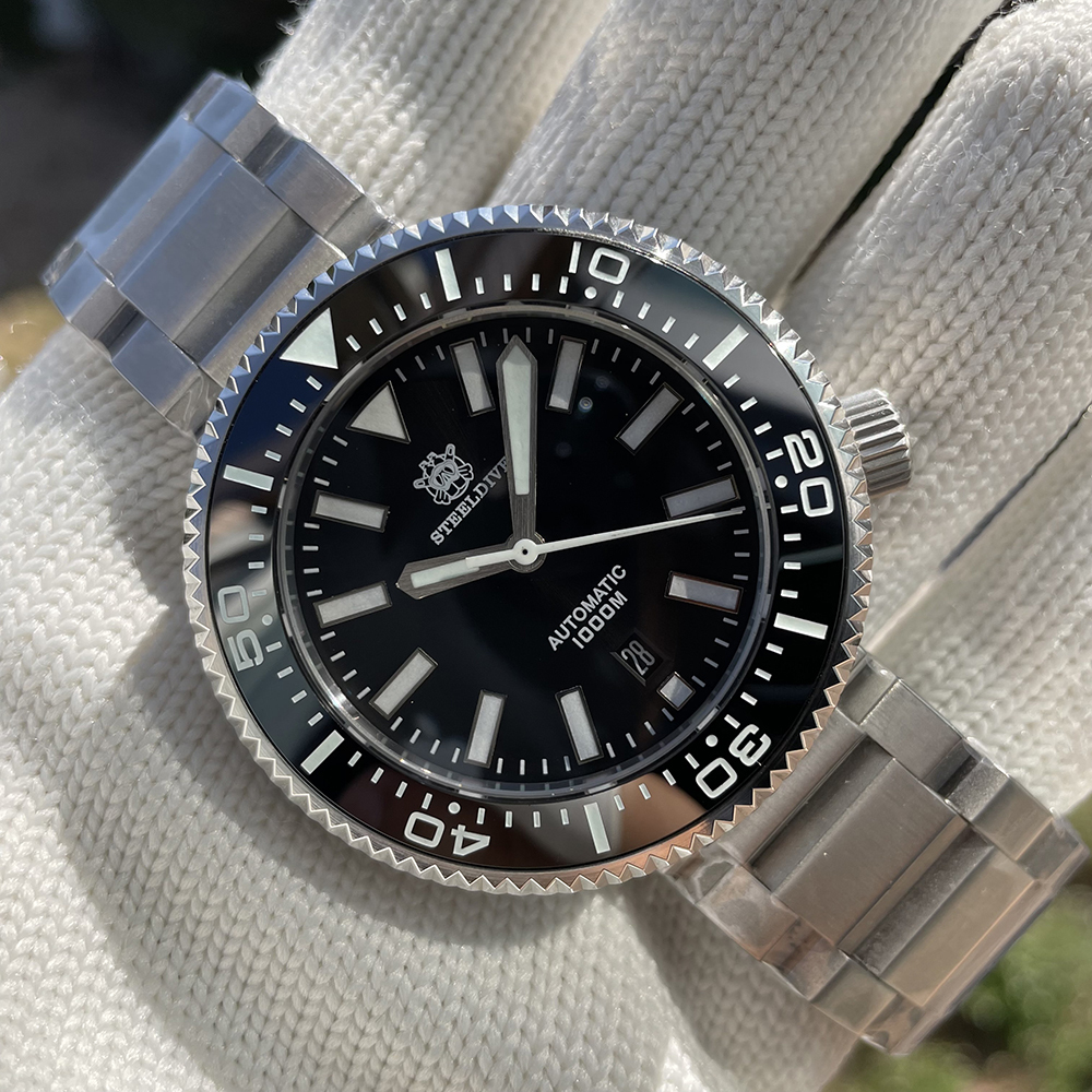 STEELDIVE Official SD1976 Ceramic Bezel Sapphire Glass 1000M Waterproof NH35 Automatic Mens Dive Watch