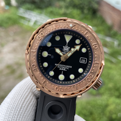 STEELDIVE Official SD1975S V2 Swiss C3 Green Luminous 300M Waterproof NH35 Automatic Movement 47.5mm Mens Dive Watch