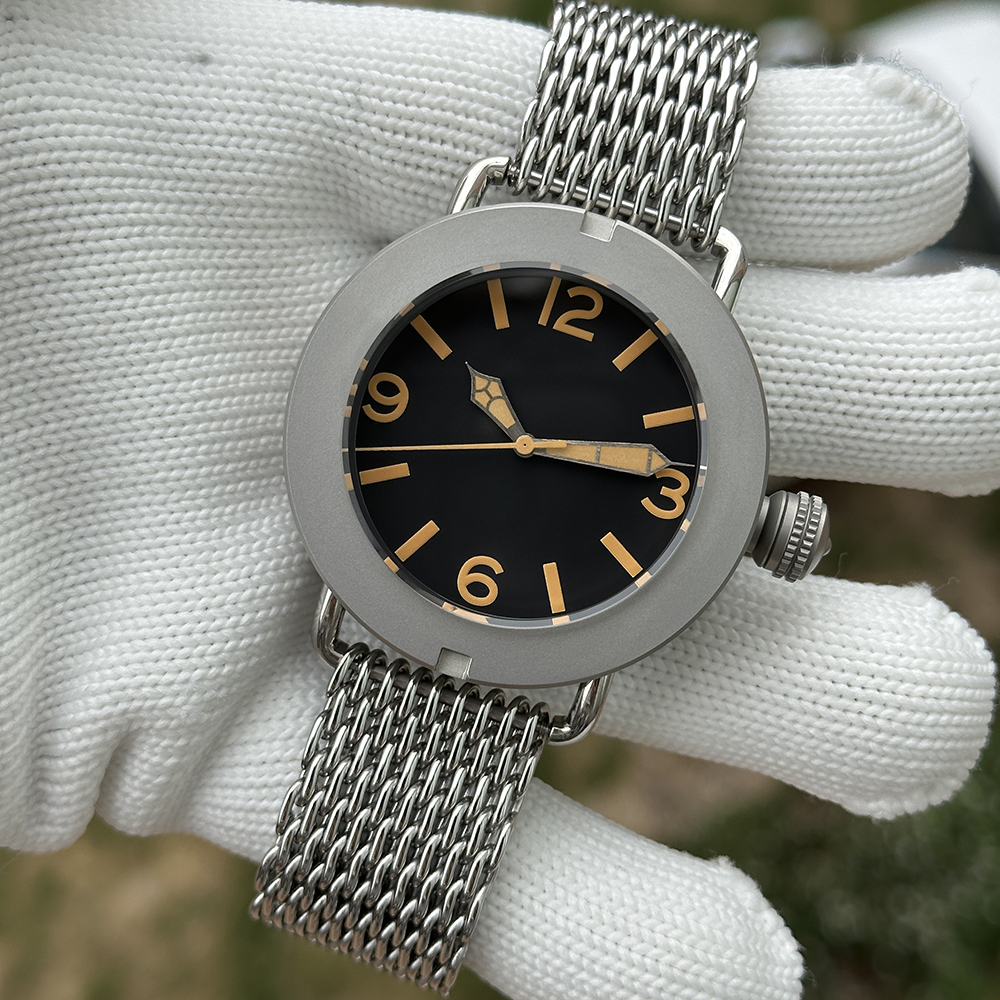 STEELDIVE Official SD1912 No Logo Version 47MM Sandblast Case Sapphire Glass 3000m NH35 Automatic Mens Dive Watches