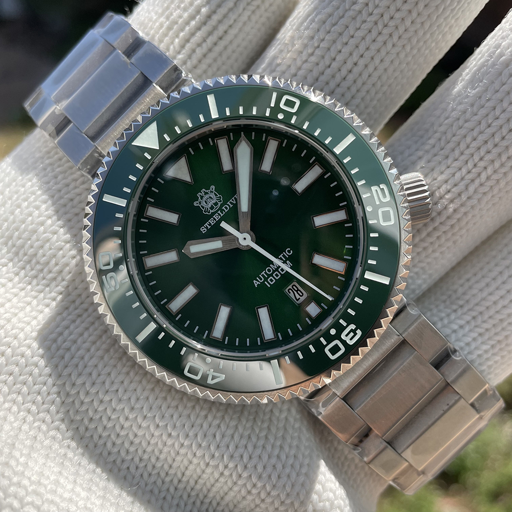 STEELDIVE Official SD1976 Ceramic Bezel Sapphire Glass 1000M Waterproof NH35 Automatic Mens Dive Watch