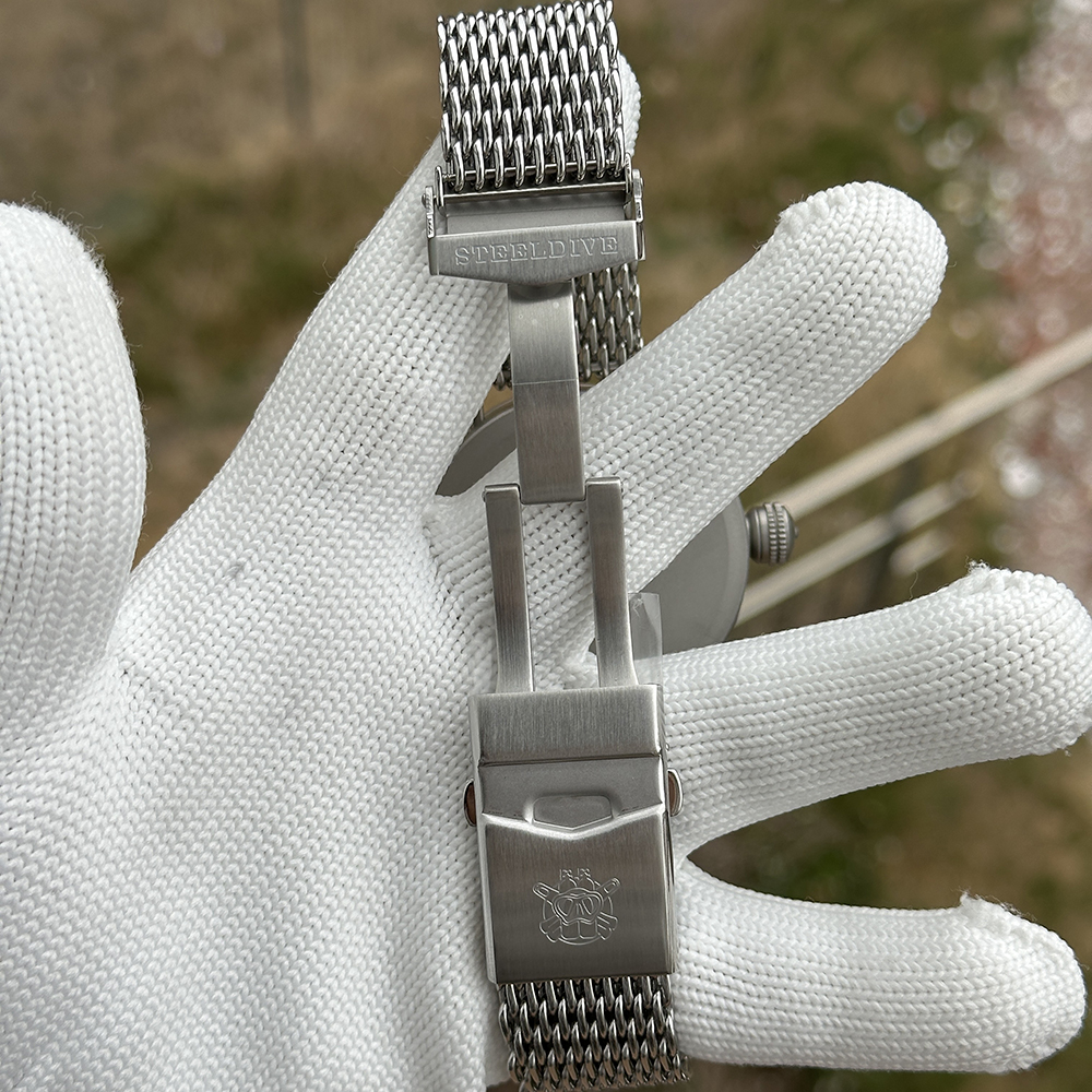 STEELDIVE Official SD1912 No Logo Version 47MM Sandblast Case Sapphire Glass 3000m NH35 Automatic Mens Dive Watches