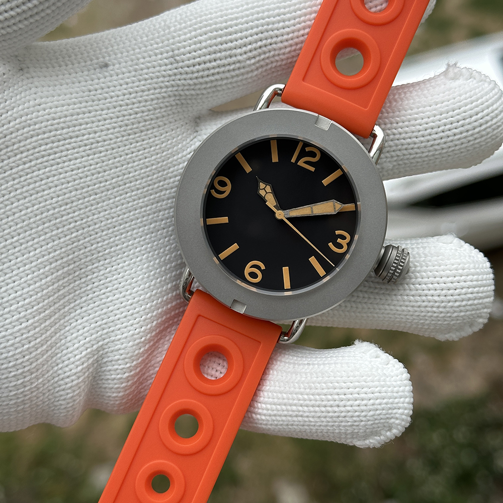 STEELDIVE Official SD1912 No Logo Version 47MM Sandblast Case Sapphire Glass 3000m NH35 Automatic Mens Dive Watches