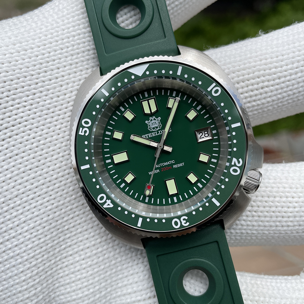 STEELDIVE Official SD1974L V3 Bracelet Buckle Steel Inner Bezel 200M Waterproof NH35 Automatic Mens Sports Dive Watch