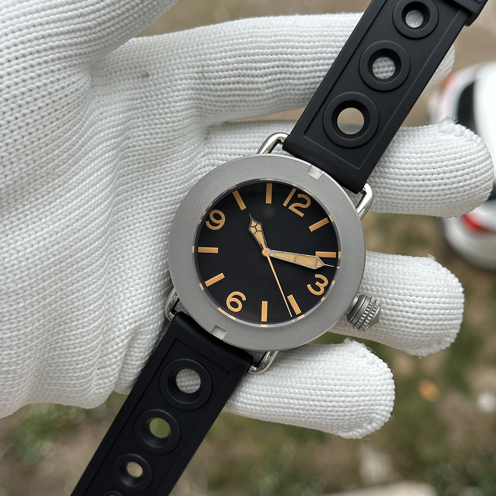 STEELDIVE Official SD1912 No Logo Version 47MM Sandblast Case Sapphire Glass 3000m NH35 Automatic Mens Dive Watches