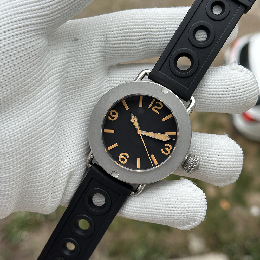 STEELDIVE Official SD1912 No Logo Version 47MM Sandblast Case Sapphire Glass 3000m NH35 Automatic Mens Dive Watches