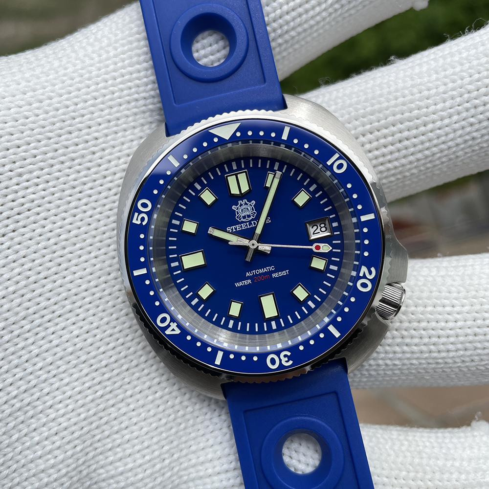 STEELDIVE Official SD1974L V3 Bracelet Buckle Steel Inner Bezel 200M Waterproof NH35 Automatic Mens Sports Dive Watch