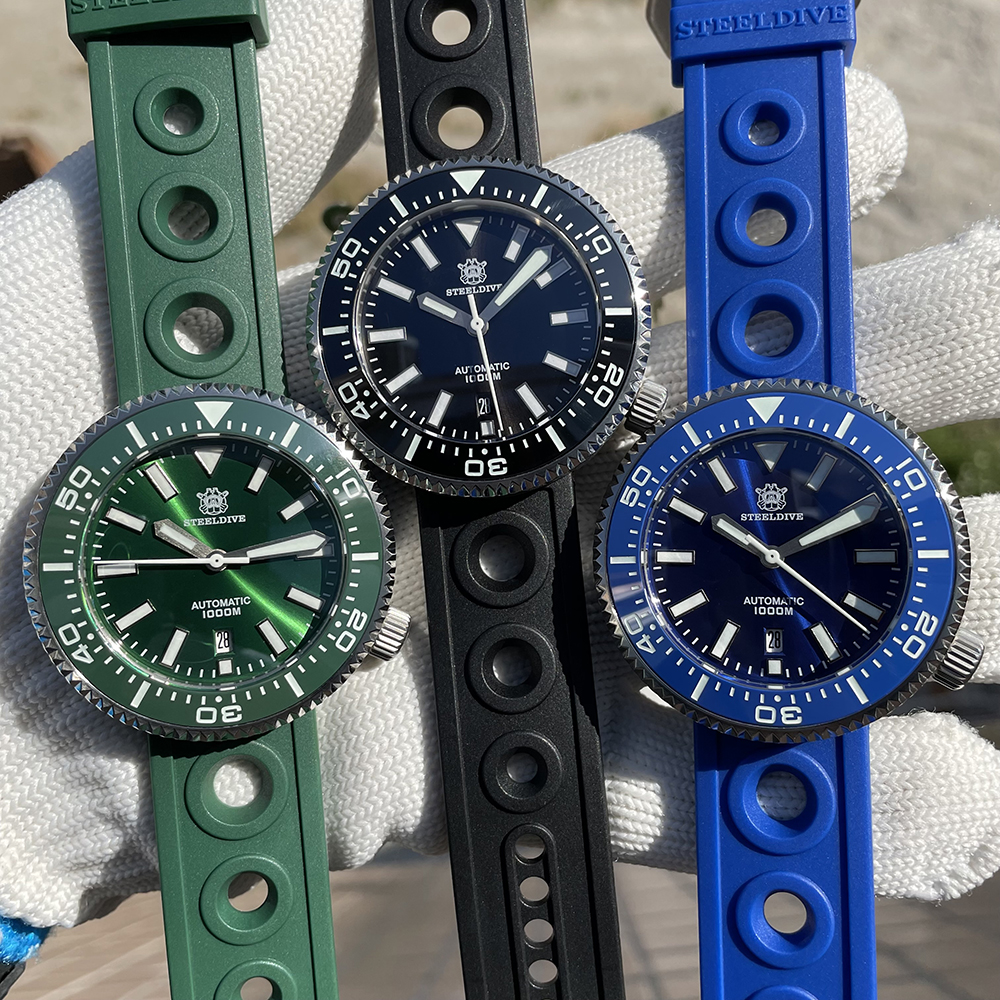 STEELDIVE Official SD1976 Ceramic Bezel Sapphire Glass 1000M