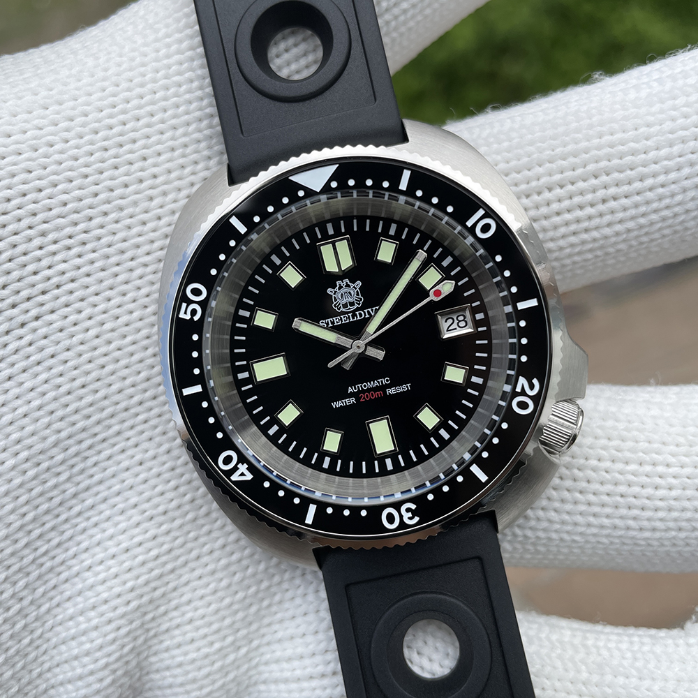 STEELDIVE Official SD1974L V3 Bracelet Buckle Steel Inner Bezel 200M Waterproof NH35 Automatic Mens Sports Dive Watch