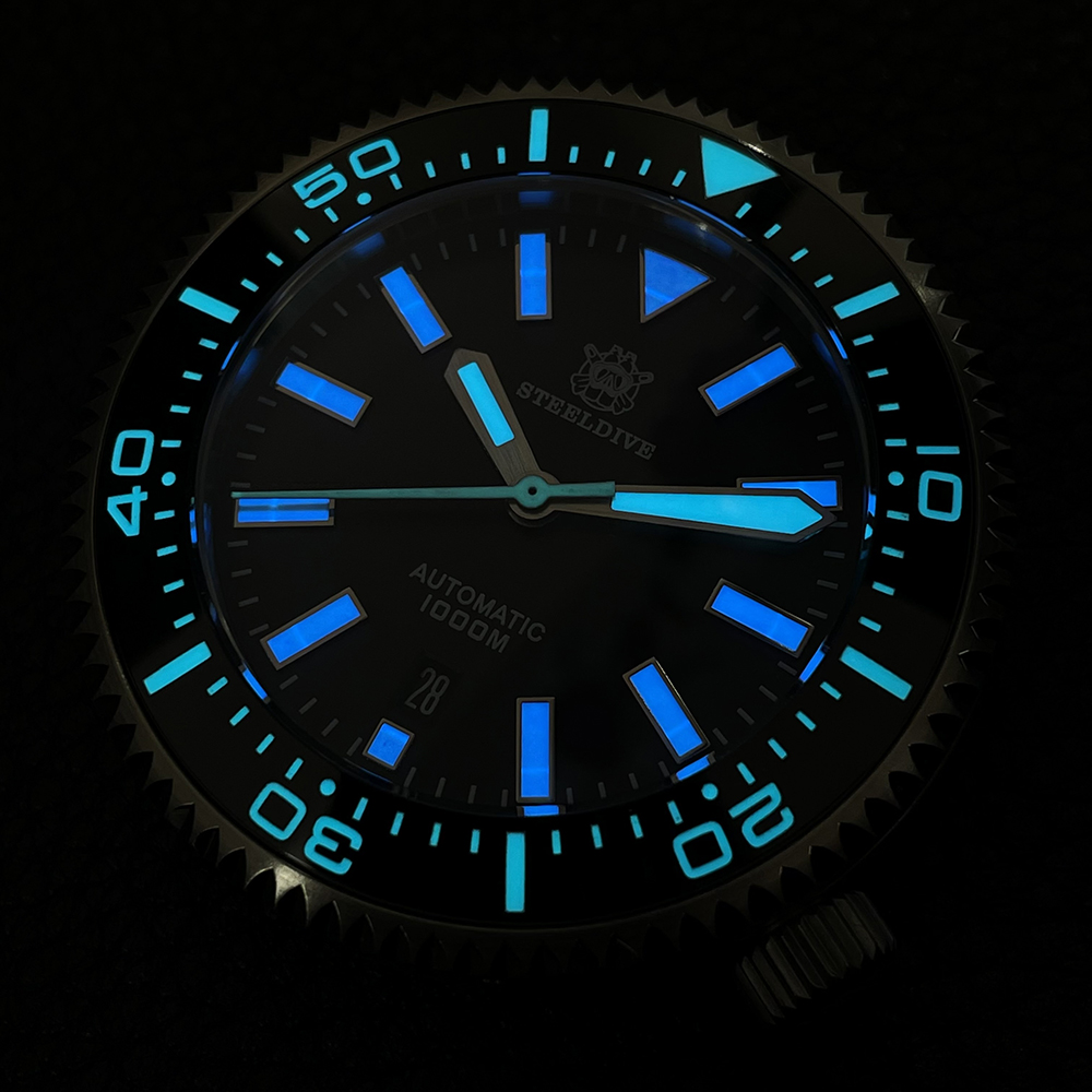STEELDIVE Official SD1976 Ceramic Bezel Sapphire Glass 1000M Waterproof NH35 Automatic Mens Dive Watch