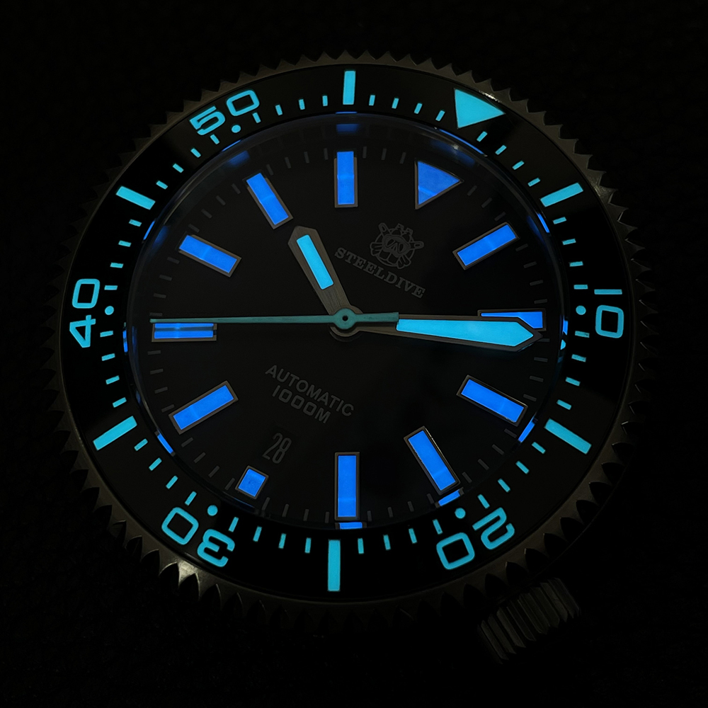 STEELDIVE Official SD1976 Ceramic Bezel Sapphire Glass 1000M Waterproof NH35 Automatic Mens Dive Watch