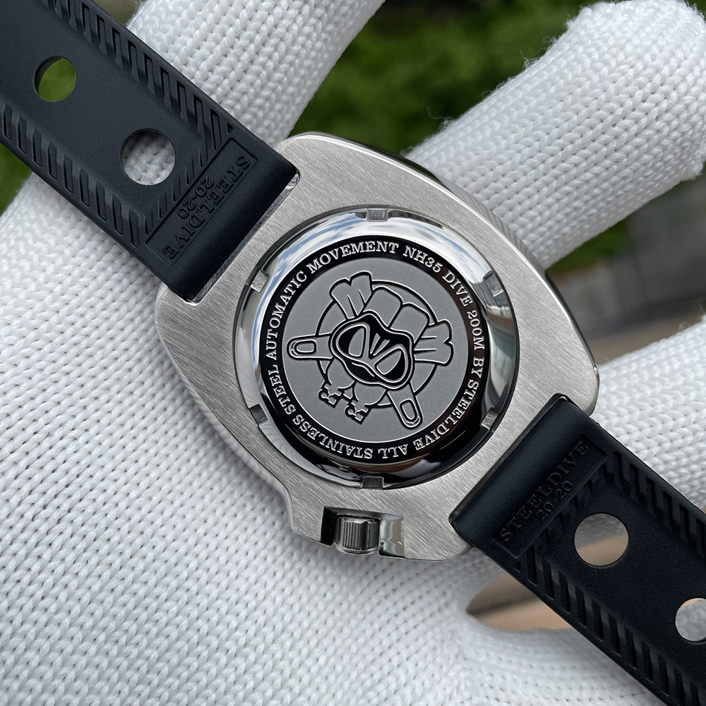 STEELDIVE Official SD1974L V3 Bracelet Buckle Steel Inner Bezel 200M Waterproof NH35 Automatic Mens Sports Dive Watch