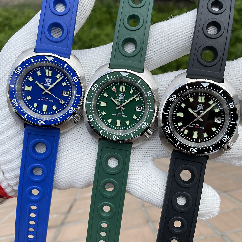 STEELDIVE Official SD1974L V3 Bracelet Buckle Steel Inner Bezel 200M Waterproof NH35 Automatic Mens Sports Dive Watch