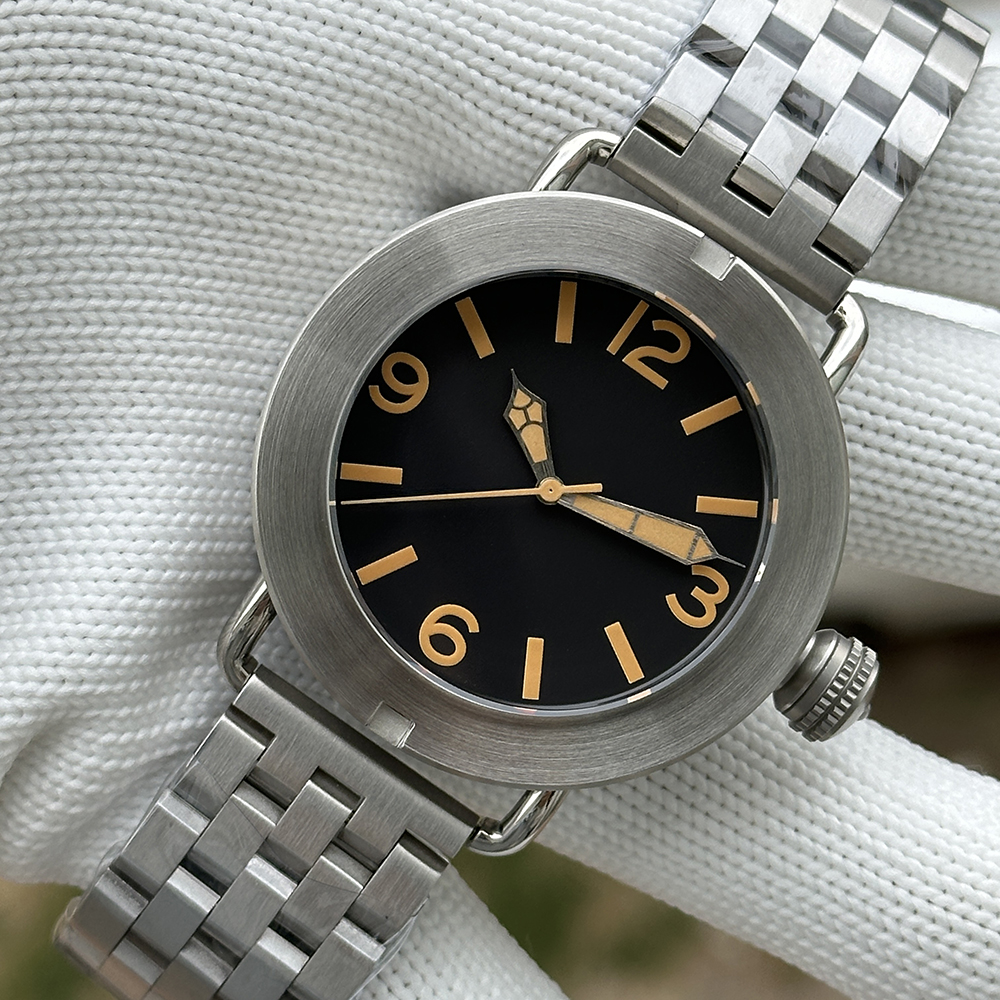 STEElDIVE Official SD1912 No logo Version 47mm Brushed Case Swiss Luminous 3000M Waterproof NH35 Automatic Mens Dive Watch