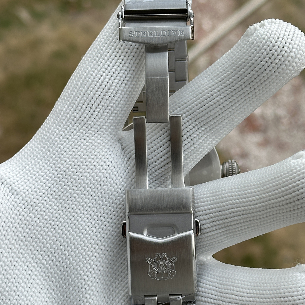 STEElDIVE Official SD1912 No logo Version 47mm Brushed Case Swiss Luminous 3000M Waterproof NH35 Automatic Mens Dive Watch
