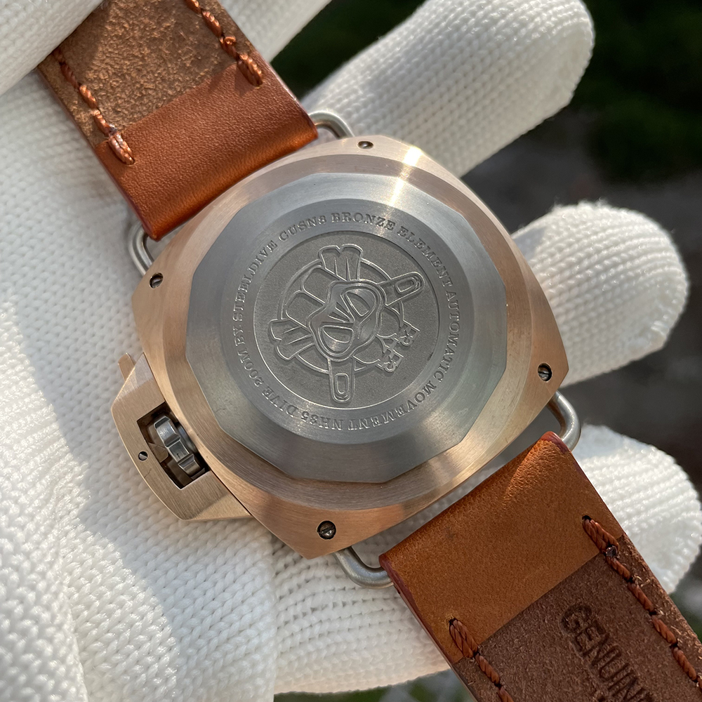 STEELDIVE Official SD1935S Limited Edition Suare Bronze Dive Watch With Serial Number