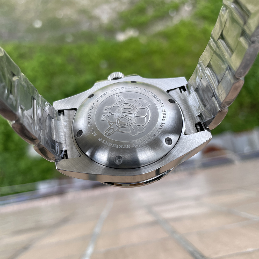 STEELDIVE Official SD1992 Black Dial 300M Waterproof  Date Function NH34 GMT Dive Watch 