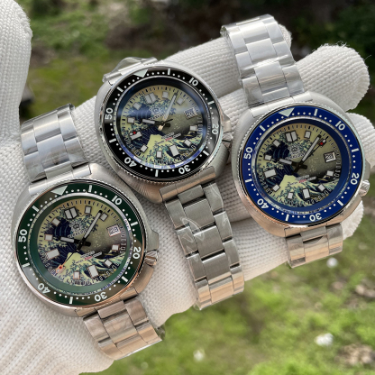 STEELDIVE Official SD1970J Kanagawa Dial Super Luminous NH35 Autoamtic 200M Dive Watch for Men