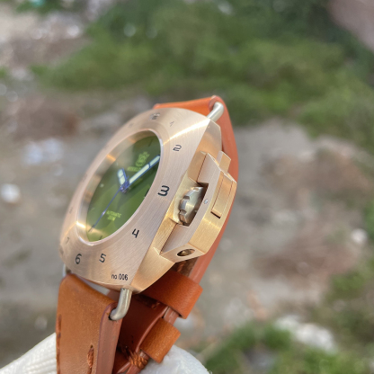 STEELDIVE Official SD1935S Limited Edition Suare Bronze Dive Watch With Serial Number