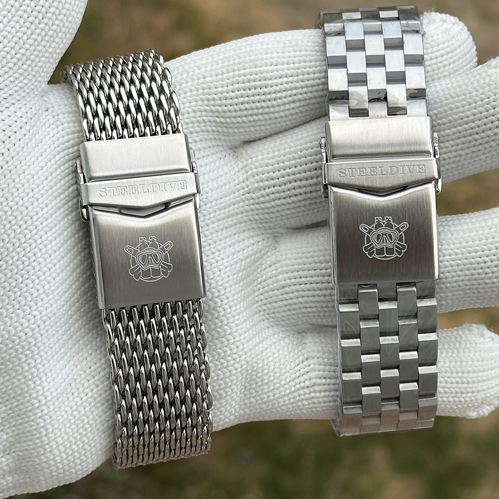 STEElDIVE Official SD1912 No logo Version 47mm Brushed Case Swiss Luminous 3000M Waterproof NH35 Automatic Mens Dive Watch