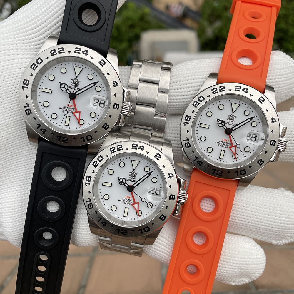 STEELDIVE Official SD1992 300M Waterproof Sapphire Glass NH34 GMT Dive Watch Automatic