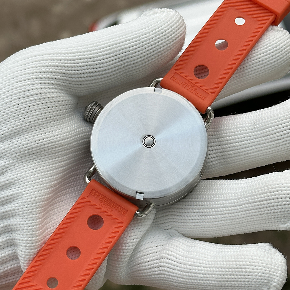 STEElDIVE Official SD1912 No logo Version 47mm Brushed Case Swiss Luminous 3000M Waterproof NH35 Automatic Mens Dive Watch