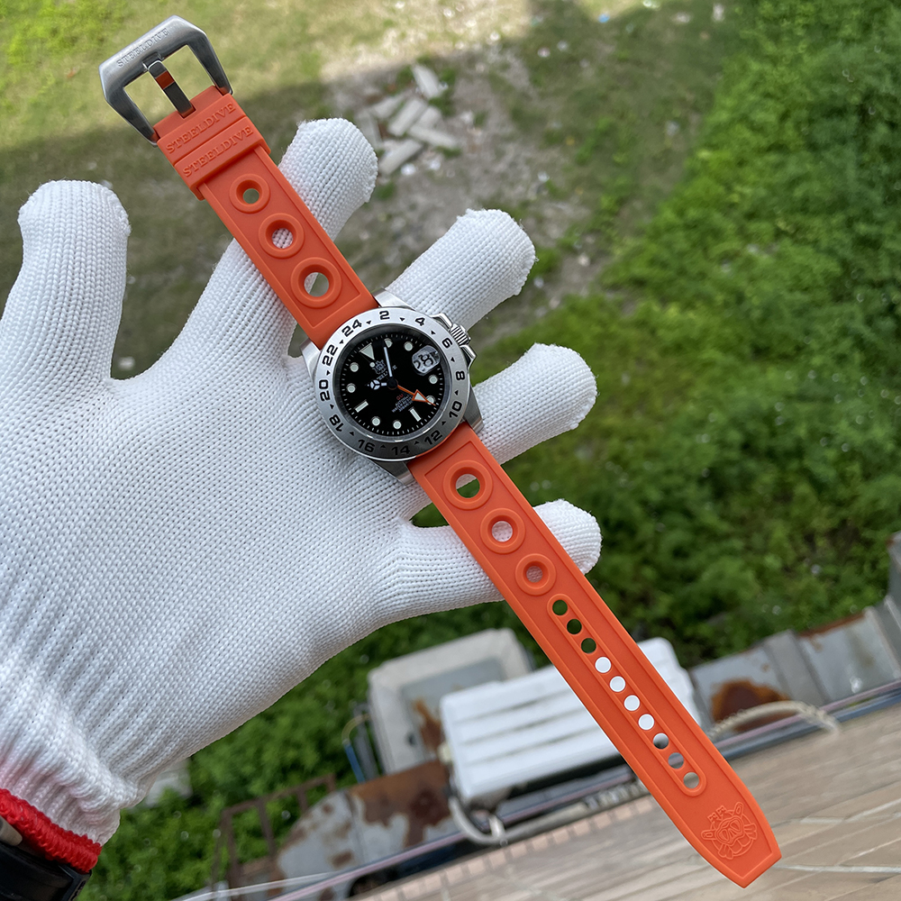 STEELDIVE Official SD1992 Black Dial 300M Waterproof  Date Function NH34 GMT Dive Watch 