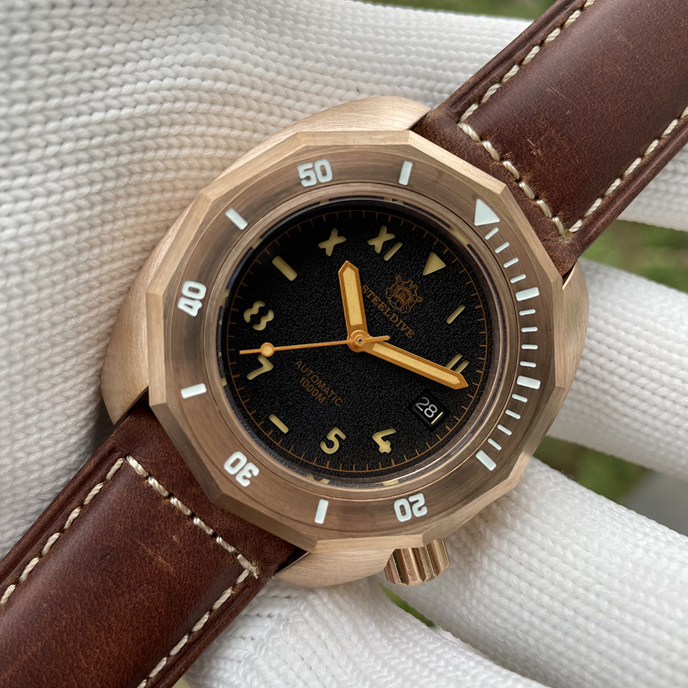 STEELDIVE Official SD1946S 44.5MM Sapphier Glass Swiss Luminous 1000M Waterproof NH35 Automatic Dive Watch for Men