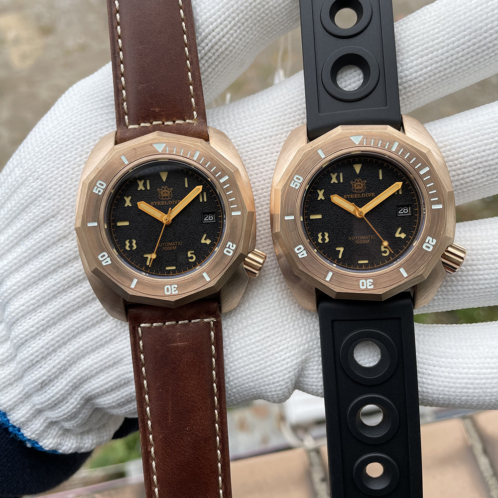 STEELDIVE Official SD1946S 44.5MM Sapphier Glass Swiss Luminous 1000M Waterproof NH35 Automatic Dive Watch for Men