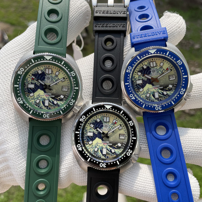 STEELDIVE Official SD1970J Kanagawa Dial Super Luminous NH35 Autoamtic 200M Dive Watch for Men